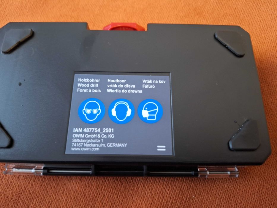 Set de 7 burghie pentru lemn, Parkside