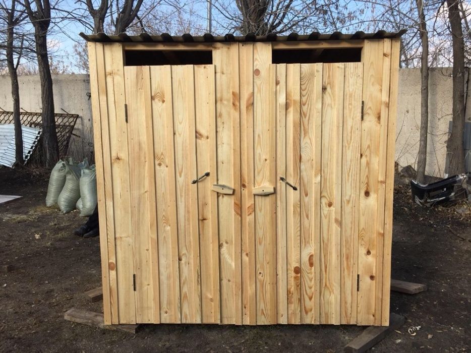 Душевые, туалеты, будки для собак