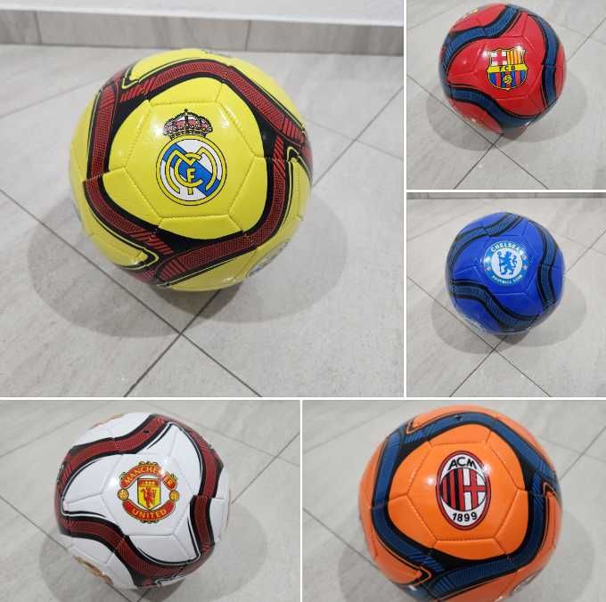Детско - юношески футболни топки на отбори: Реал, челси, милан
