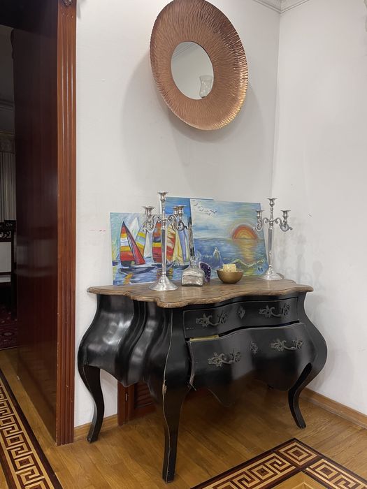 Комод деревянный Италия резной