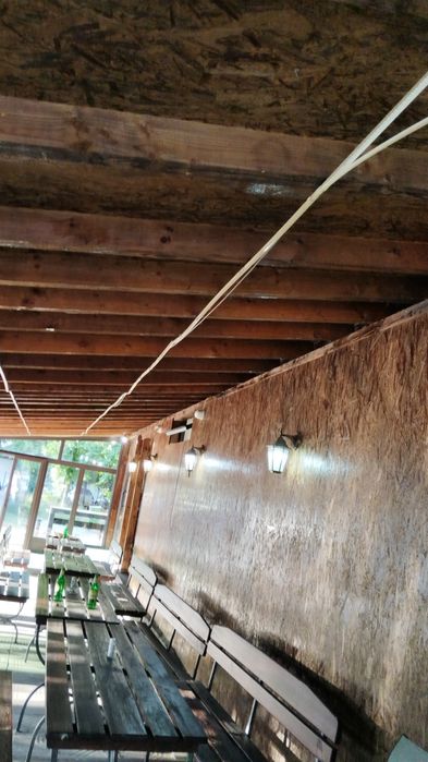 Навес от функциониращо заведение