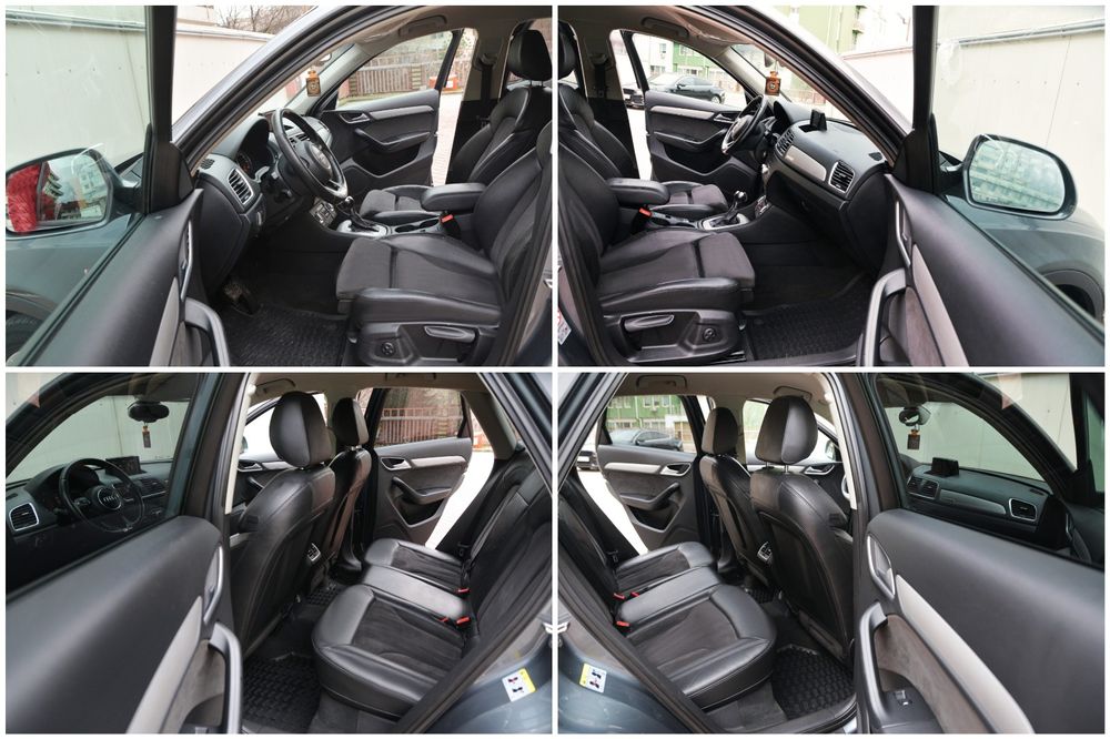 Audi Q3 2×S-line Quattro 2.0 Tdi 177 CP FullLed 2013 Alcantara