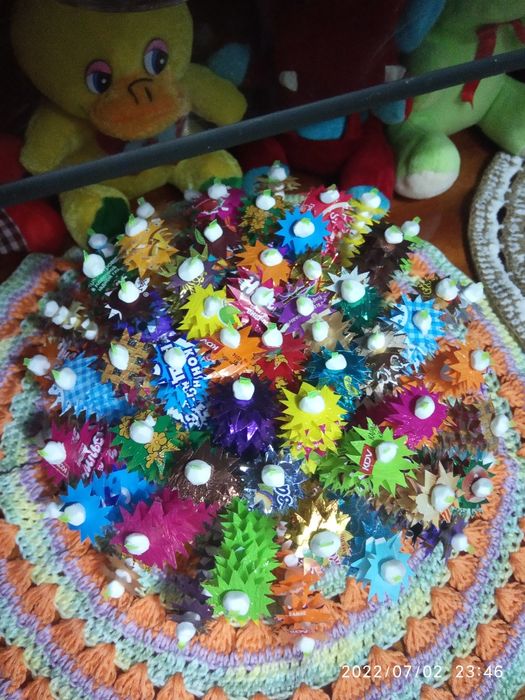 Цветок ручной работы