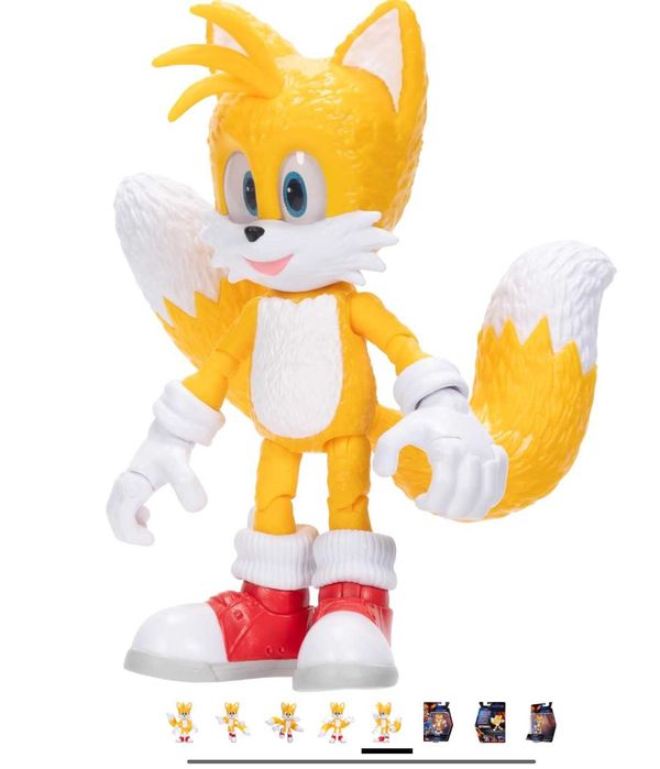 Нова, оригинална, колекционерска Тейлс фигурkа от фирма Jakks Pacific 12,7 cm Sonic 3 Tails