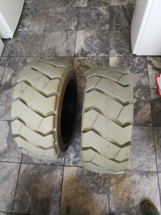 2 гуми за мотокар 23x10-12 Rodaco R2 супереластични бели 450лв. С ДДС