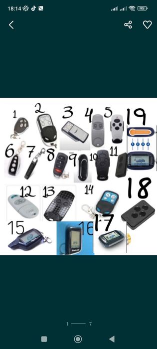 Пульт Doorhan для ворот и шлагбаумов.