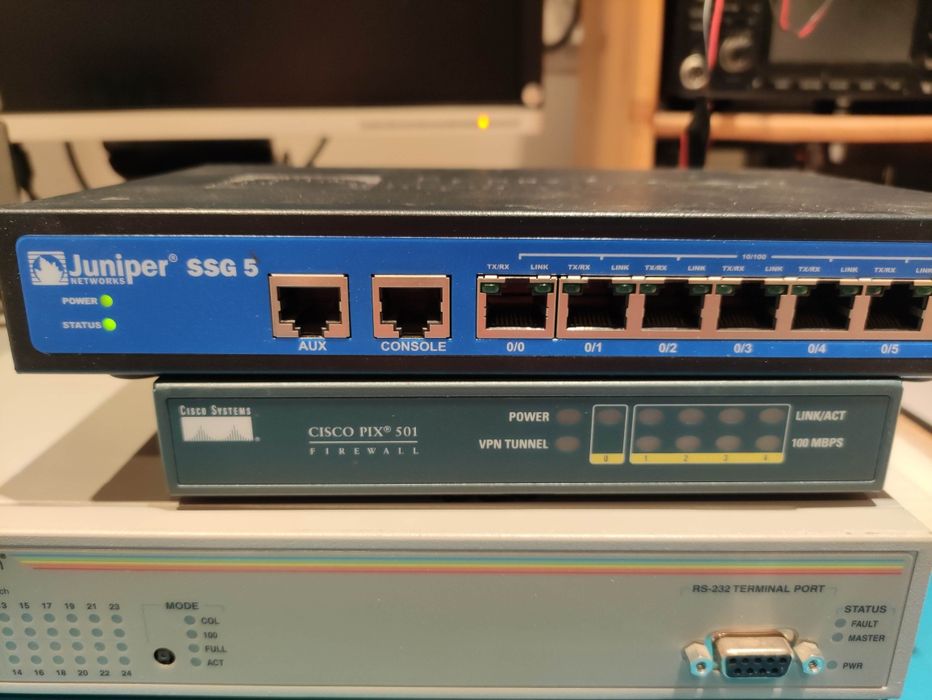 Cisco RV042 VPN, Juniper SSG5, Cisco PIX 501, Allied AT-8024 Galati ...