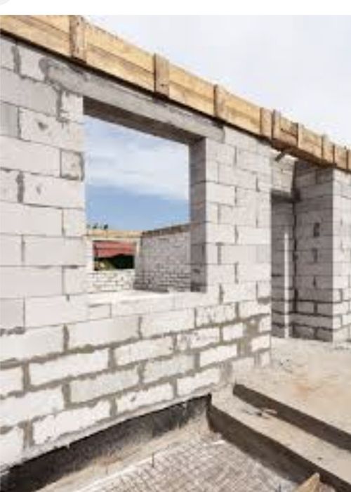 Кладка газоблоки