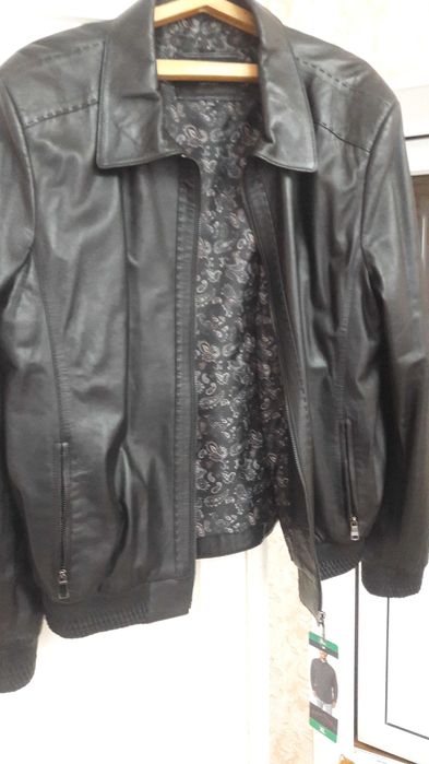 фирменная кожаная курка