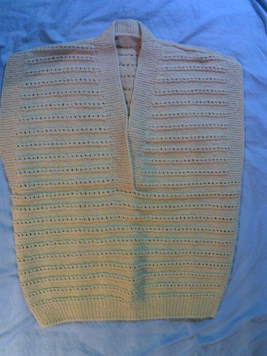 Vesta lana lucrata manual unicat