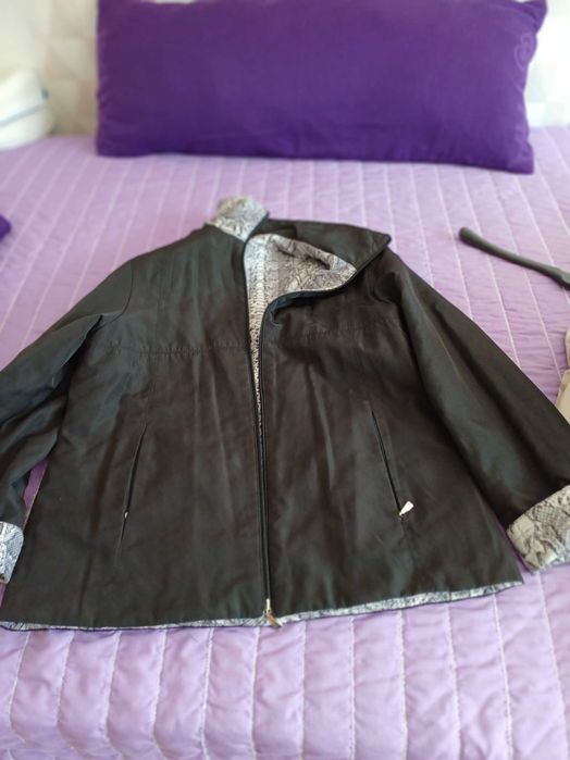 Пролетно дамско яке с две лица