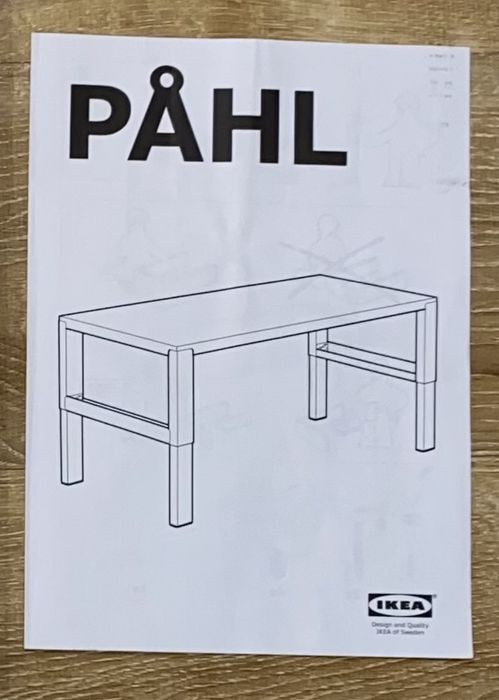 Подстолье Икеа Ikea PAHL (детский растущий стол)