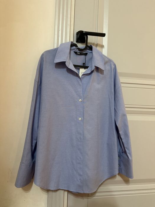 Рубашка zara с этикеткой
