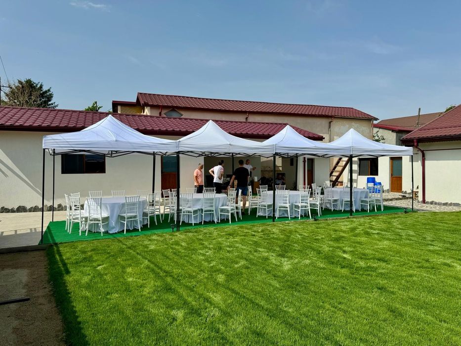 Agenția AvM Events închiriază pavilioane, mese, scaune vesela completă