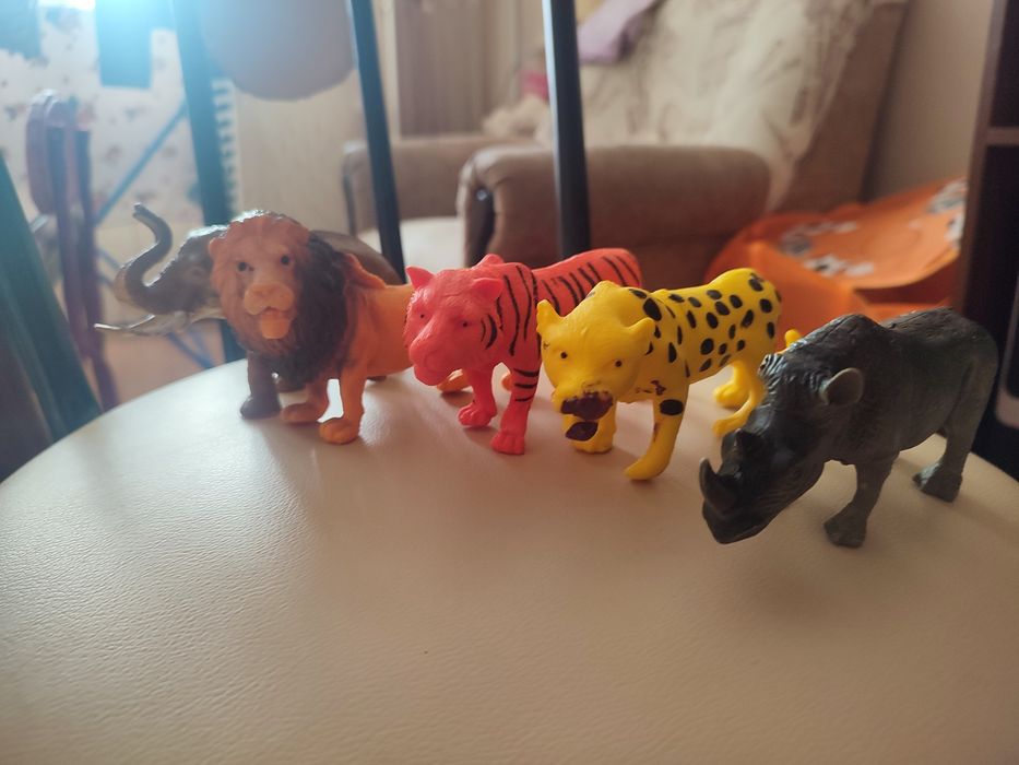 Игрушки зверята 5 шт