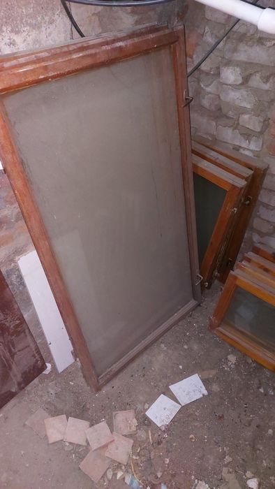 Окна чисто деревянные