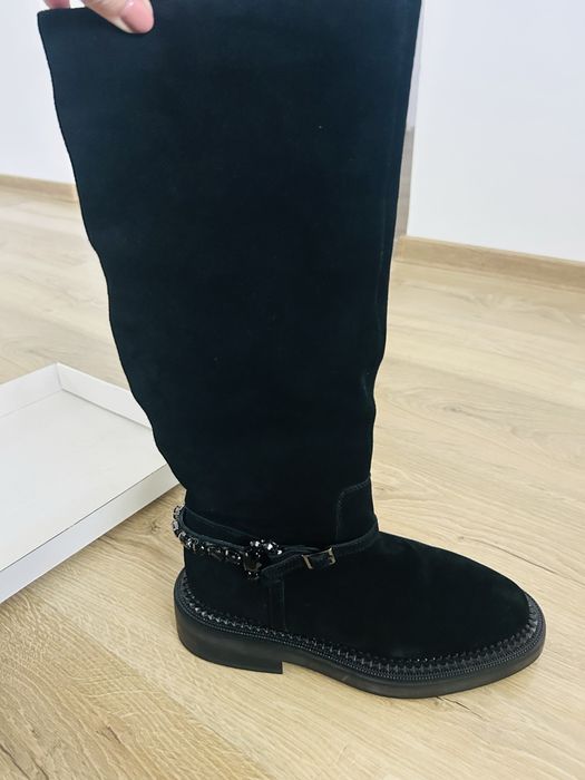 Cizme Alma en Pana piele naturala