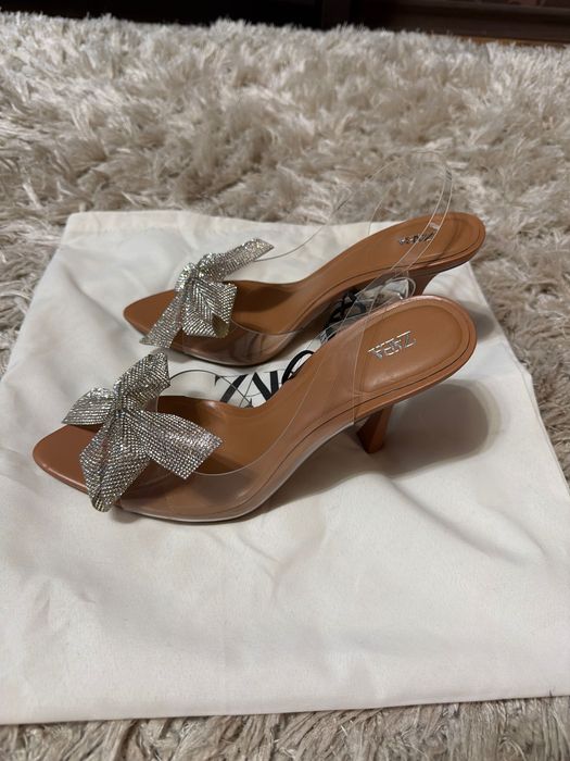 Сандали на висок ток, ZARA, чисто нови, 37 номер