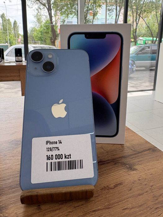 iPhone 14•128GB/77% Blue Айфон 14•128гб/77% синий