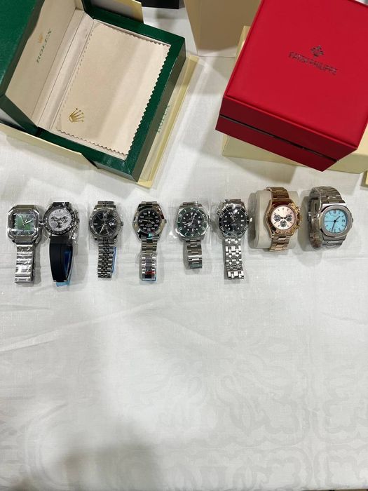 Rolex Daytona Patek Philippe Nautilus Omega Tissot Casio AP Orient