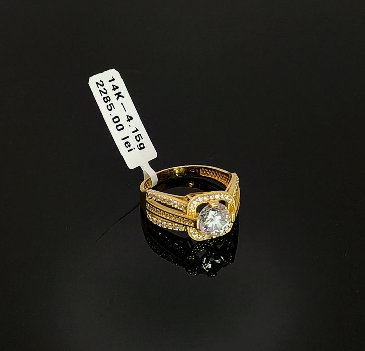 Bijuteria Royal inel din aur 14k 4.15 gr