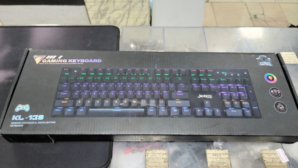 Новая механическая игровая клавиатура Jedel KL-138 с RGB,