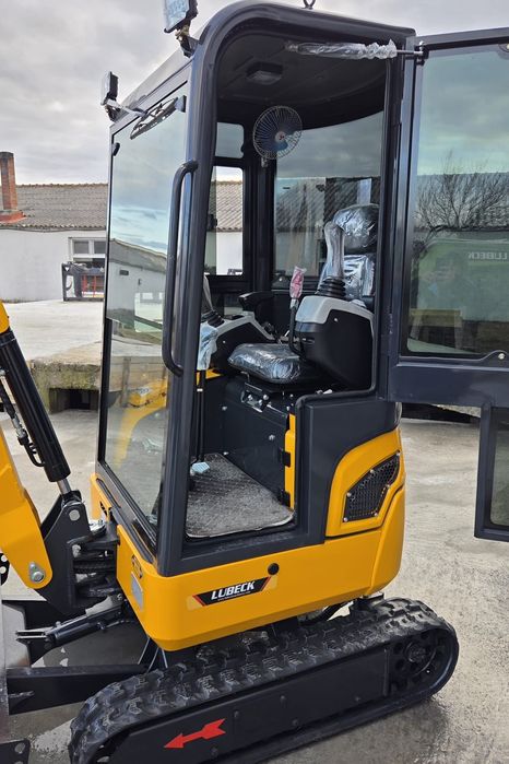 Miniexcavator Lubeck W169 Y CAB~ NOU~Motor YANMAR 3 cilindri~ Garantie 2 ani