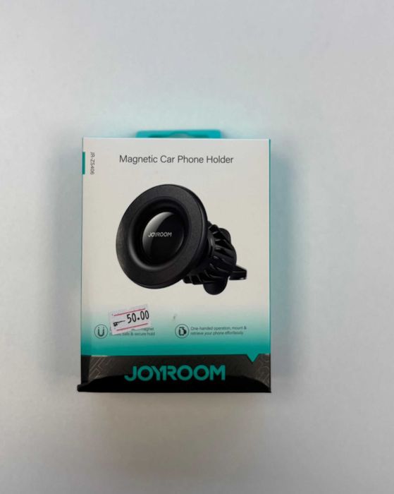 Suport Auto Magnetic, Fixare de Grila ventilatie, Rotativ, Negru