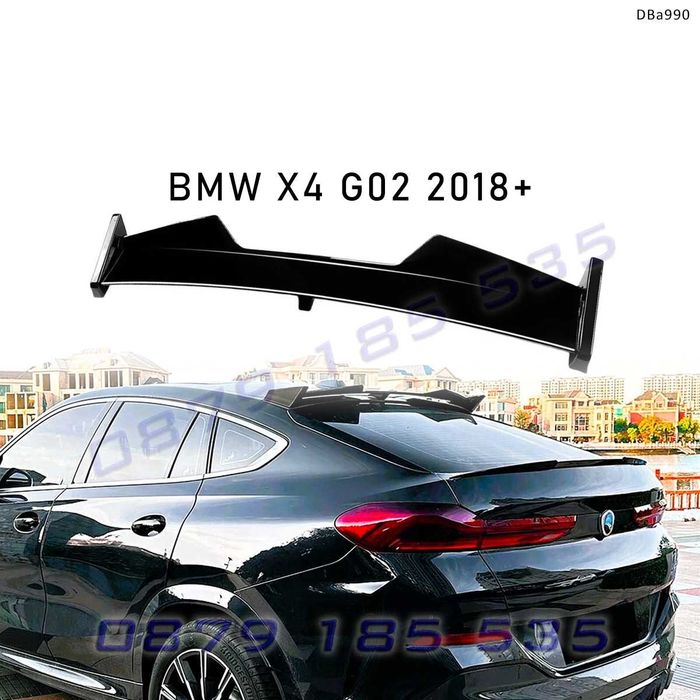 Тунинг заден спойлер крило roof spoiler BMW X4 G02 2018+ бмв х4 г02