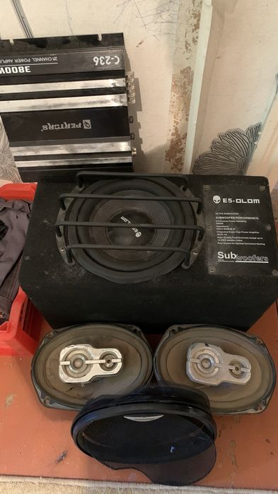 Сабвуфер пионер колонка усилитель