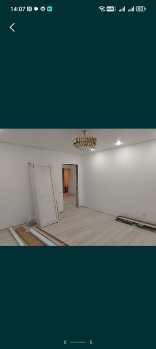 Шпатлевка, покраска стен