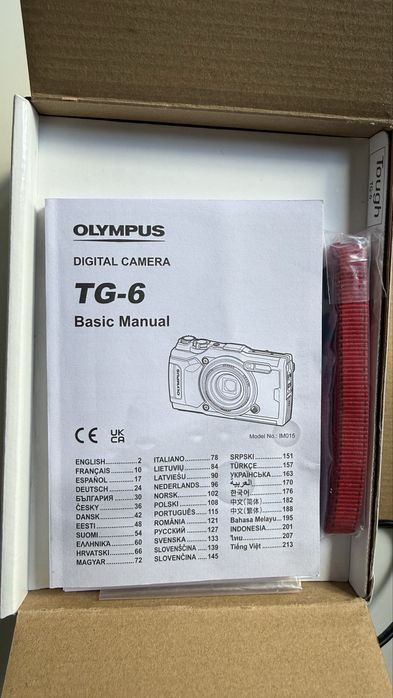 Olympus Tough Tg-6 with underwater housing