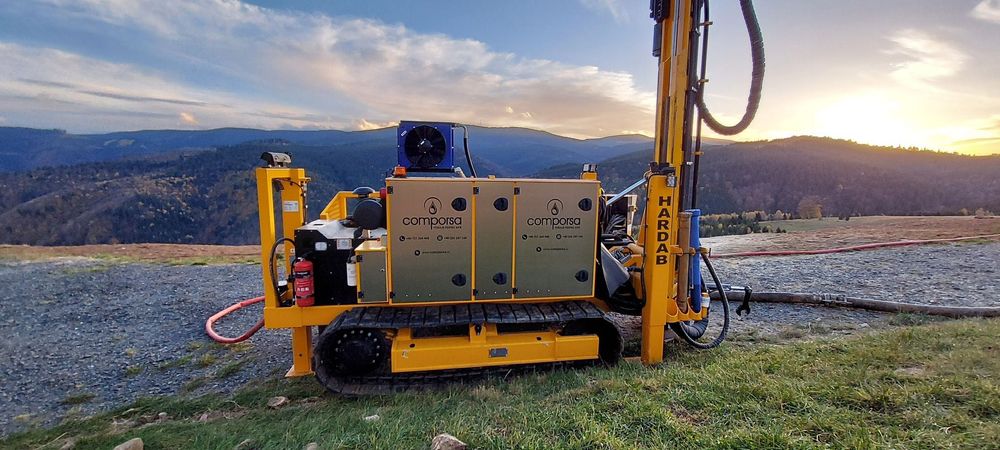 Foraje in roca cu ciocan de fund