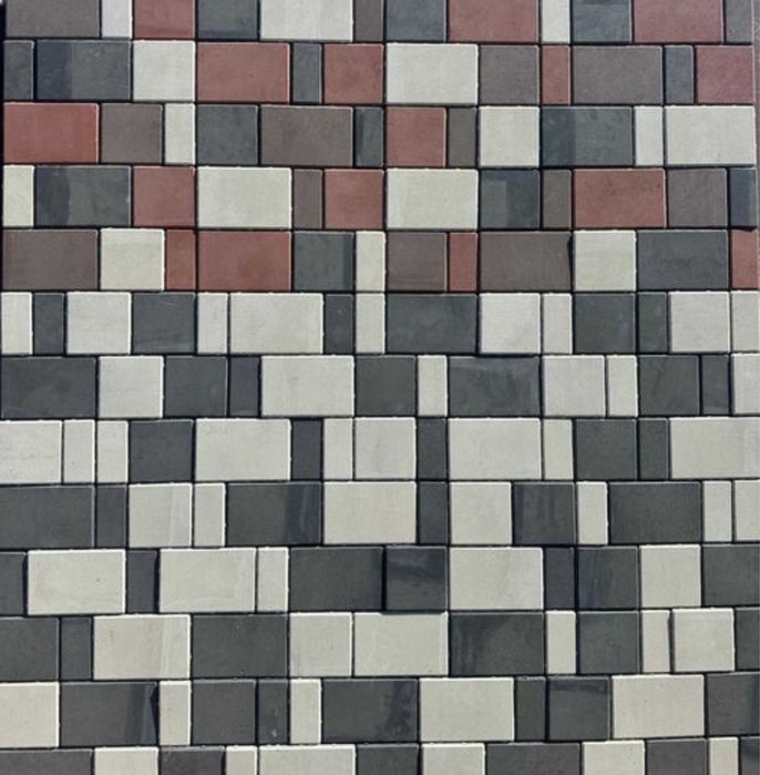 Сплитерный гладкий блок, рваный перегородчный