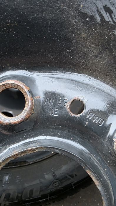 Set roti iarna jante de tabla plus capace VW 205/55R16