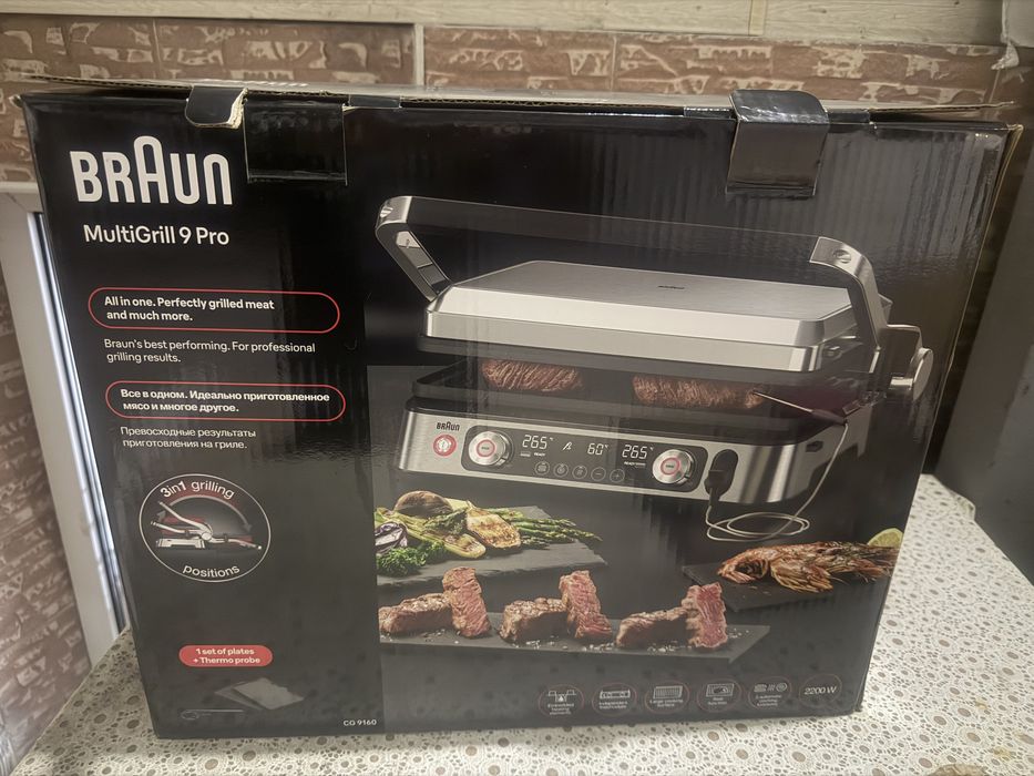 Гриль BRAUN 9 pro новый