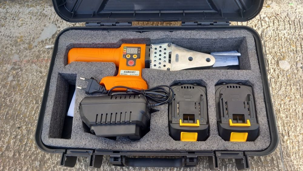 Акумулаторен поялник Baukraft 2x4ah батерии съвместими с Makita