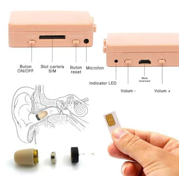 Casca japoneza de copiat cu cutiuta GSM ( raspunde automat ) Casti de Copiat handsfree copiat fara fire