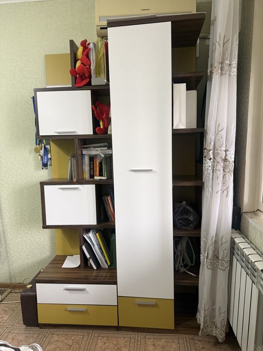 Шкаф с полками 2-х модульный