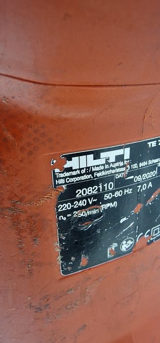 Hilti TE 70-ATC   fab 09/2020 Perfect functional