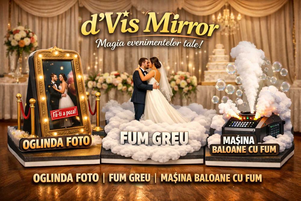 Închiriez oglinda/cabina foto pentru evenimente