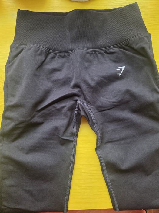 Colanți Gymshark Lift Contour Seamless – Black | M | Efect lifting