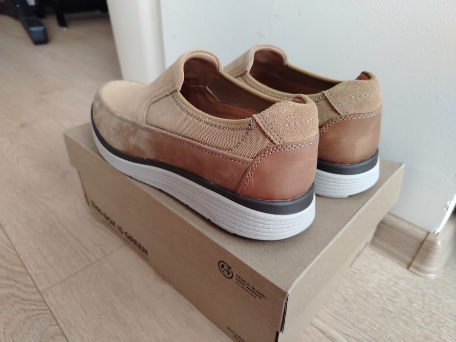 Clarks мокасини 45 номер широки