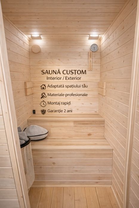 Producem saune finlandeze la comanda, adaptate perfect spatiului si nevoilor tale.