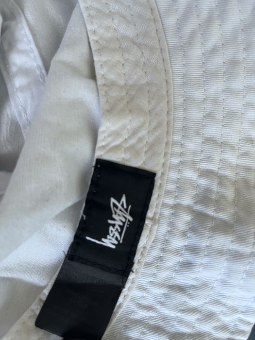 Шапка Stüssy SS Deep Bucket White L/XL
