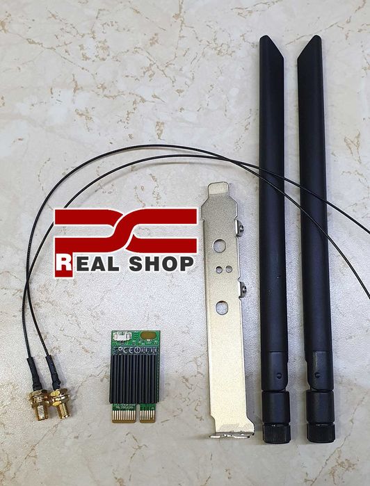 Intel Wireless AC8265 AX200 AX210 M2 WIFI 5G/Blooetooth 2 антенны 8dBi