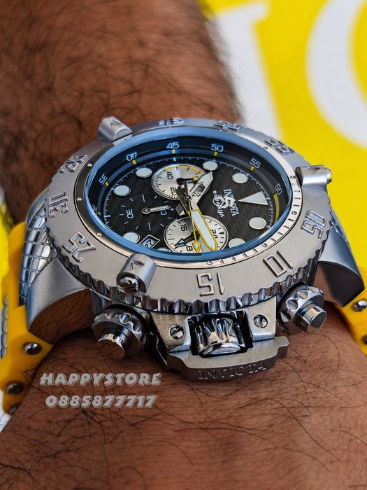 INVICTA SUBAQUA Yellow 50 mm, Инвикта нов мъжки часовник