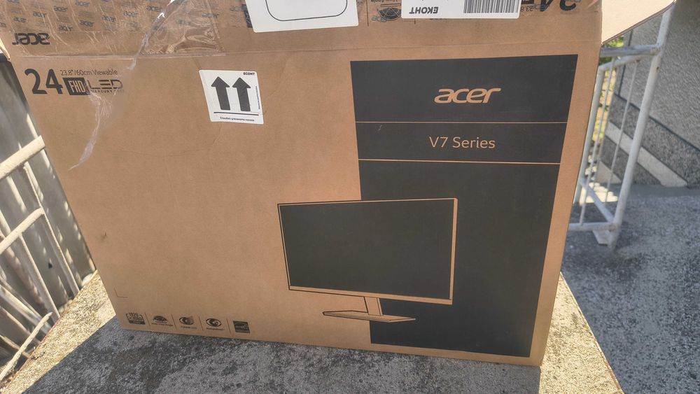 Монитор Acer, 23.8"  VA панел, 75Hz, Full HD