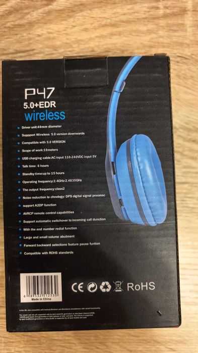 Căști wireless over-ear model P47