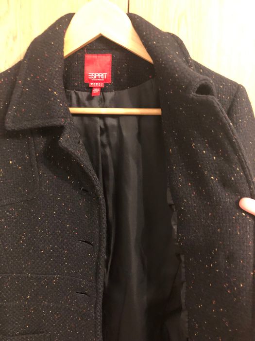 Palton lung de dama Esprit din lana, marime S